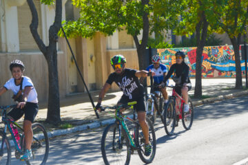 La «Cruzada Salamone Bike» pasó por Carhué