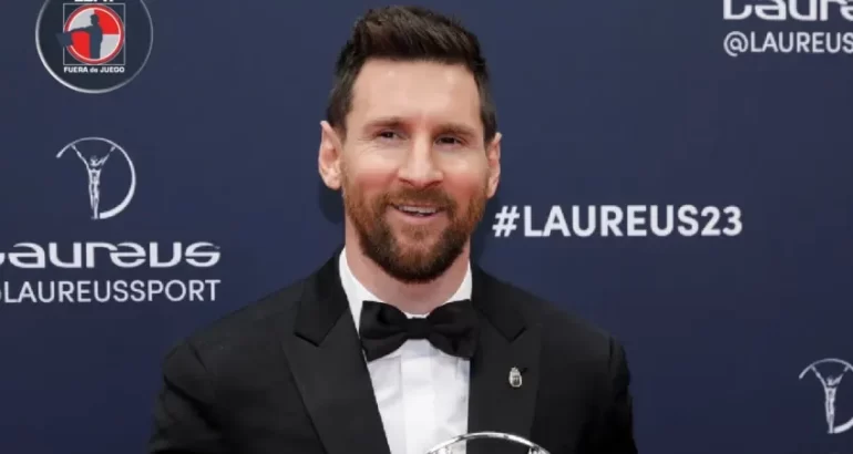 Lio Messi ganó el Premio Laureus al mejor deportista del año Lio Messi ganó el Premio Laureus al mejor deportista del año