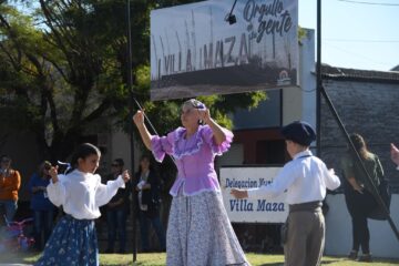 Villa Maza cumplió 117 años y los celebró en comunidad