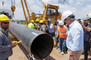 Gasoducto: se realiza la última soldadura de los 56.700 caños de la obra Gasoducto: se realiza la última soldadura de los 56.700 caños de la obra