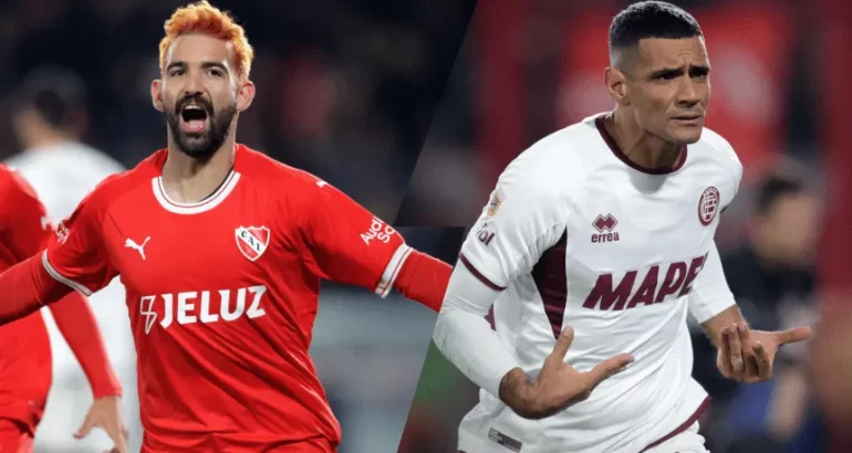 Con diez jugadores, Lanús se lo empató a Independiente sobre el final Con diez jugadores, Lanús se lo empató a Independiente sobre el final