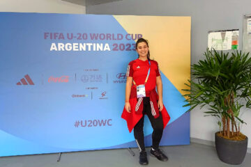 Es riverense y fue Voluntaria de la FIFA: la experiencia de Bianca en el Mundial Sub 20 en Argentina