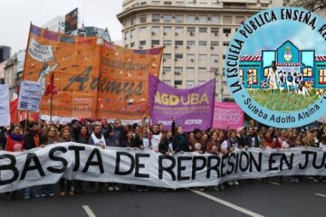 Suteba Adolfo Alsina adhirió al Paro Nacional Docente, y repudió la represión en Jujuy
