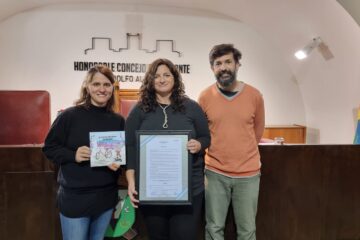 El Concejo Deliberante entregó un reconocimiento a María Julia Poiré, autora del libro “El último habitante de Epecuén”