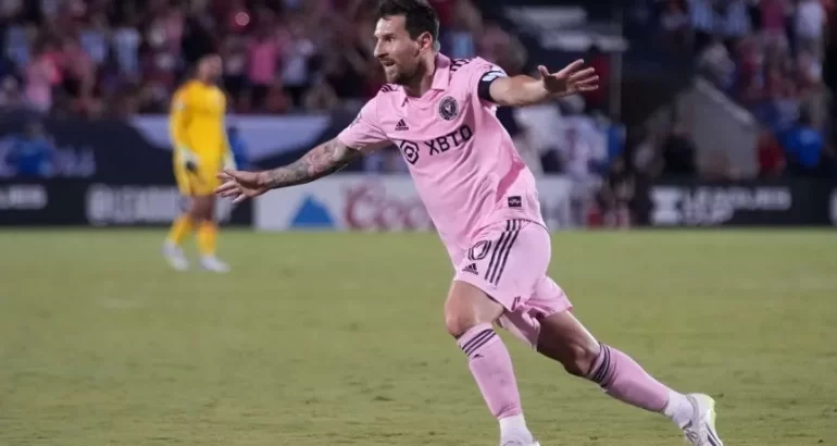 Show de Messi y clasificación del Inter Miami a cuartos de la Leagues Cup