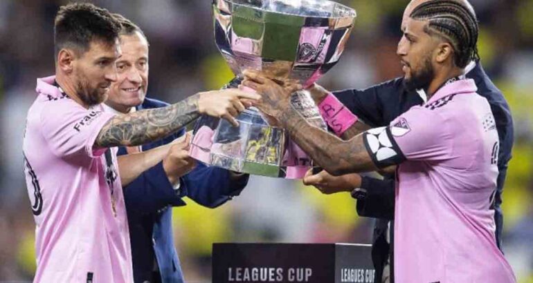 El gran gesto de Messi al festejar su primer título con el Inter Miami El gran gesto de Messi al festejar su primer título con el Inter Miami