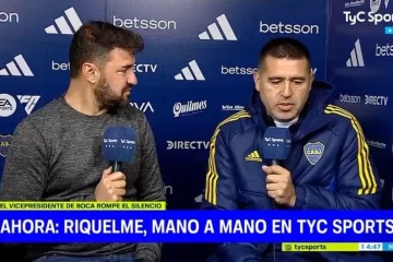 Riquelme habló de todo y sin filtro Riquelme habló de todo y sin filtro