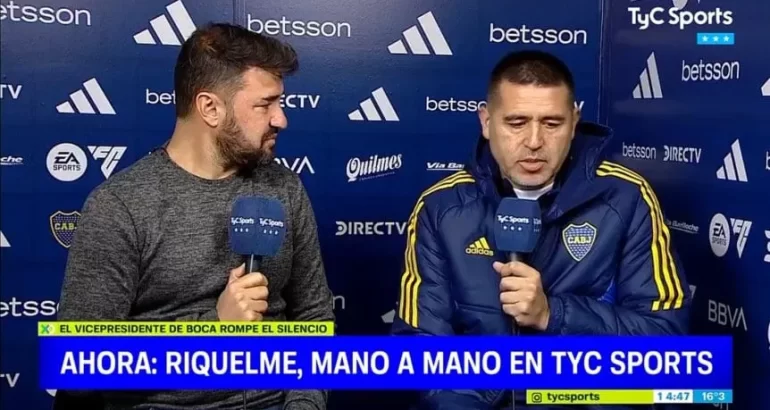 Riquelme habló de todo y sin filtro Riquelme habló de todo y sin filtro