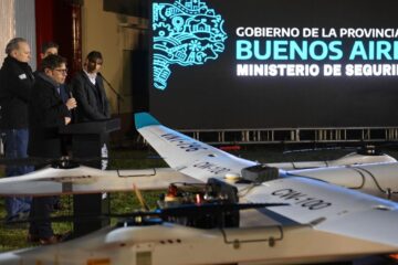 Kicillof presentó drones para combatir el delito rural en la Provincia