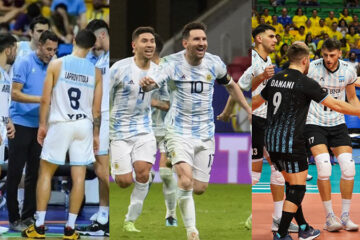 Histórico momento del Deporte: Argentina es vigente campeón de América en fútbol, básquet y vóley por primera vez