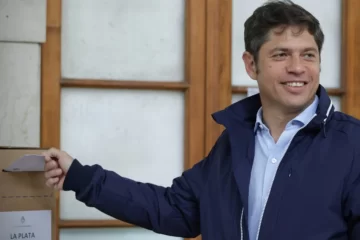 Votó Kicillof y subrayó que espera poder «revalidar el rumbo» en la Provincia
