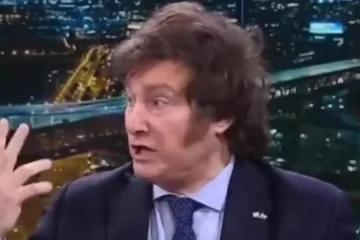El raro momento que protagonizó Javier Milei en TV