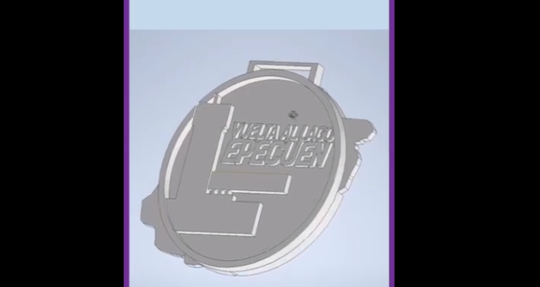 Vuelta al lago Epecuén: se conoció el diseño de la medalla Vuelta al lago Epecuén: se conoció el diseño de la medalla