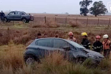 Viajaban de La Plata a Rivera y se accidentaron en Ruta 65
