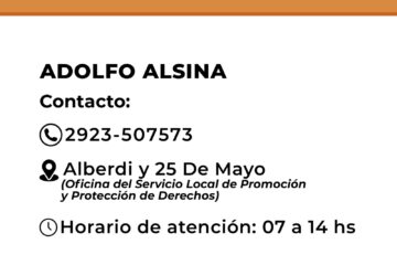 Cuidadores Familiares en Adolfo Alsina: abierta la inscripción