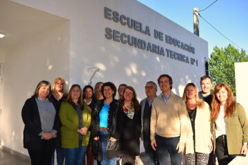 El intendente dio la bienvenida al nuevo edificio a estudiantes y docentes de la Escuela Técnica El intendente dio la bienvenida al nuevo edificio a estudiantes y docentes de la Escuela Técnica