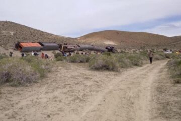 Cuatro heridos al descarrilar el histórico tren La Trochita