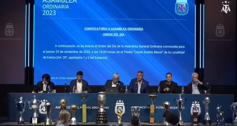 La AFA expresó su rotundo rechazó a las Sociedades Anónimas Deportivas La AFA expresó su rotundo rechazó a las Sociedades Anónimas Deportivas