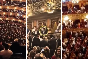 Milei abucheado en el Teatro Colón: Lo recibieron con cánticos: “Vos sos la dictadura”
