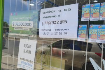 Un apostador bahiense ganó casi 450 millones de pesos en el Loto Un apostador bahiense ganó casi 450 millones de pesos en el Loto