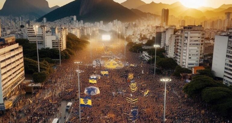 Locura por el Xeneize: Esperan más de 100 mil hinchas de Boca en Río de Janeiro Locura por el Xeneize: Esperan más de 100 mil hinchas de Boca en Río de Janeiro