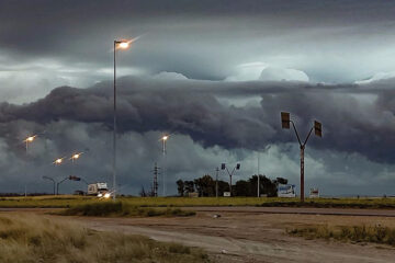 Adolfo Alsina y la región bajo alerta naranja por fuertes tormentas y lluvias