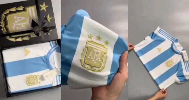 La nueva camiseta de la Selección Argentina para la Copa América La nueva camiseta de la Selección Argentina para la Copa América