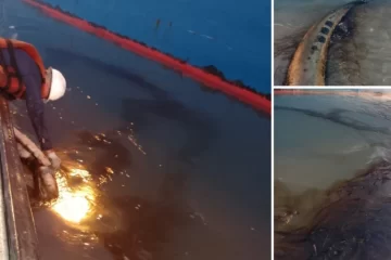 Denuncian otro derrame de petróleo en la ría de Bahía Blanca Denuncian otro derrame de petróleo en la ría de Bahía Blanca