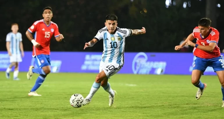 Preolímpico: Argentina goleó 5-0 a Chile y avanzó al cuadrangular final Preolímpico: Argentina goleó 5-0 a Chile y avanzó al cuadrangular final