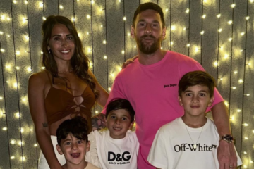 Messi recibió el Año Nuevo con su familia y con un posteo con millones de likes