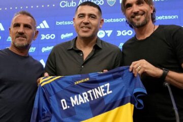 Martínez fue presentado como DT en Boca: “Queremos que el hincha se sienta identificado”