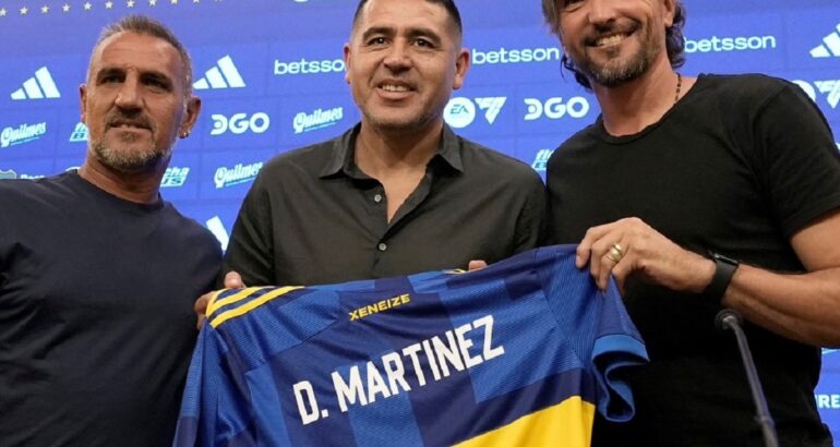 Martínez fue presentado como DT en Boca: “Queremos que el hincha se sienta identificado” Martínez fue presentado como DT en Boca: “Queremos que el hincha se sienta identificado”