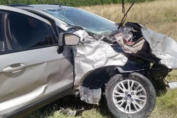 Ruta 35: choque frontal cerca de Villa Iris