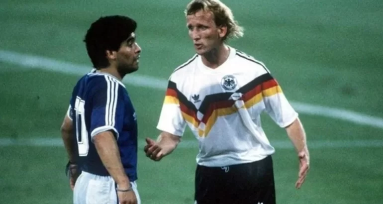 Falleció el alemán Andreas Brehme, verdugo de Argentina en Italia ’90 Falleció el alemán Andreas Brehme, verdugo de Argentina en Italia ’90