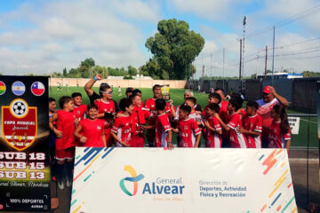 Rojitos campeones en Mendoza: La categoría 2011 del «Depo» se quedó con la Copa de Plata