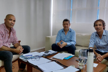 Andres gestiona la finalización de la Obra de Cloacas de Rivera