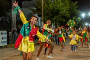 Guaminí puso en marcha la fiesta de Carnaval