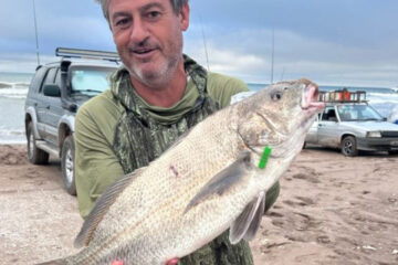 Sacó una pieza de 3 kg y ganó «Las 24 horas de la Corvina Negra», el torneo de pesca más importante de Sudamérica