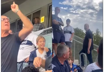 Sturzenegger fue insultado por el estadio en cancha de Gimnasia de La Plata