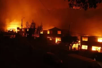 Catástrofe en Chile: el fuego está imparable y ya son 99 las víctimas fatales