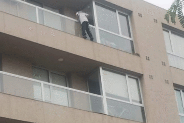 Bahía: Travesura y susto en un edificio céntrico Bahía: Travesura y susto en un edificio céntrico