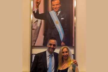 Con Menem entre ellos, Karina Milei presentó el nuevo Salón de los Próceres