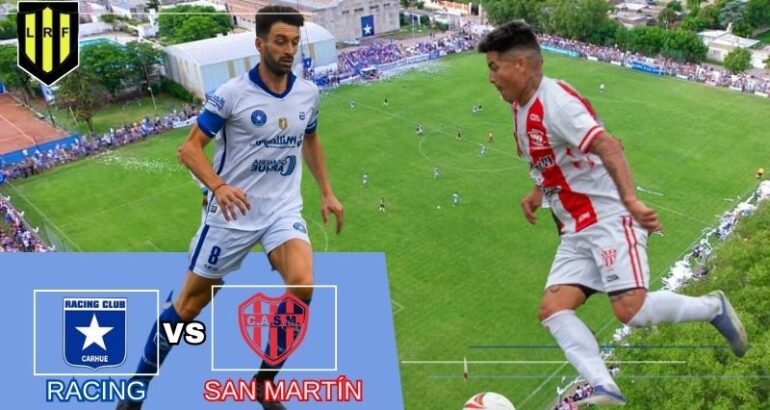 Racing y San Martín paralizan Carhué en una nueva edición del clásico Racing y San Martín paralizan Carhué en una nueva edición del clásico