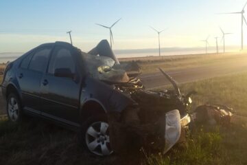Tragedia cerca de Pehuén Có: Chocaron un colectivo y un auto, hay un fallecido