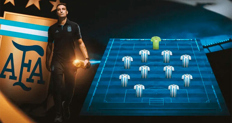 Con Garnacho y varios cambios: el once de la Selección Argentina Con Garnacho y varios cambios: el once de la Selección Argentina