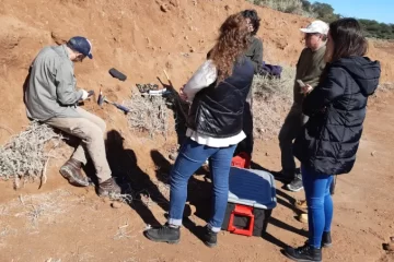 Rescate paleontológico en Macachín