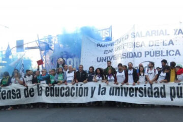Marcha universitaria: el miércoles habrá paro en escuelas bonaerenses