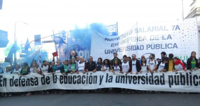 Convocan marcha universitaria por el cumplimiento de la Ley de Financiamiento