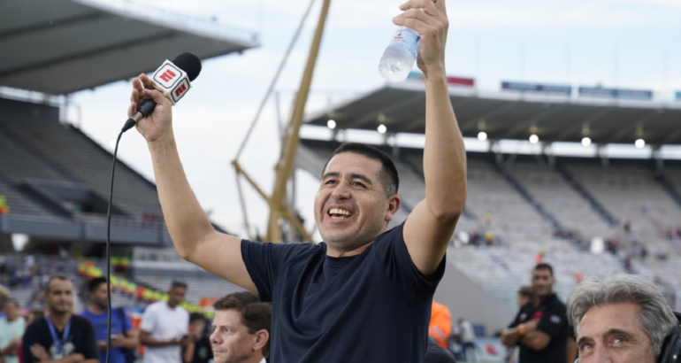 Riquelme: “Estamos felices de eliminar tres veces a River” Riquelme: “Estamos felices de eliminar tres veces a River”