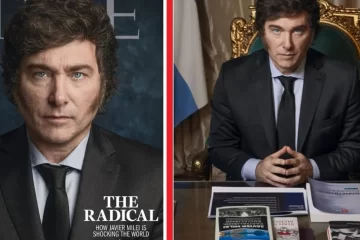 “El Radical”: Milei es tapa de la revista Time